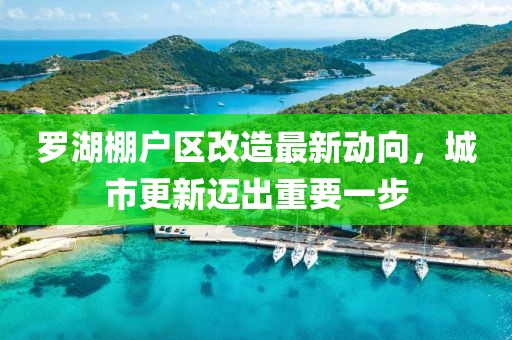 羅湖棚戶區(qū)改造最新動向，城市更新邁出重要一步