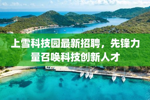 上雪科技園最新招聘，先鋒力量召喚科技創(chuàng)新人才