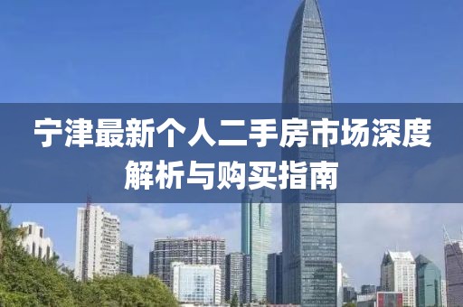 寧津最新個人二手房市場深度解析與購買指南