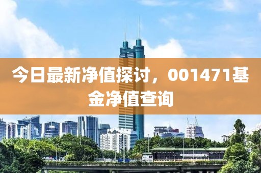 今日最新凈值探討，001471基金凈值查詢