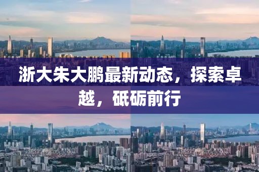 浙大朱大鵬最新動態(tài)，探索卓越，砥礪前行