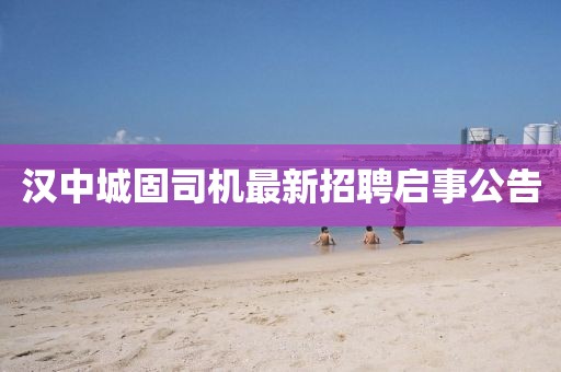 漢中城固司機(jī)最新招聘啟事公告