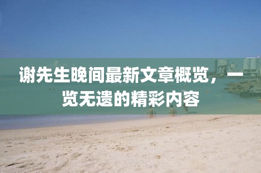 謝先生晚間最新文章概覽，一覽無(wú)遺的精彩內(nèi)容