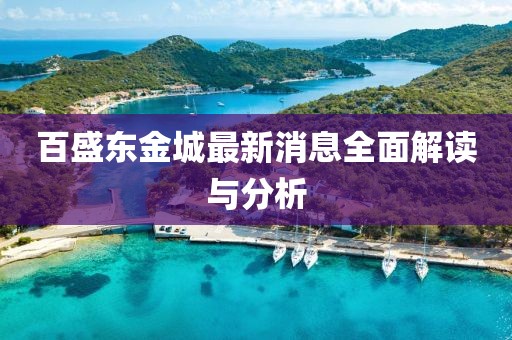 百盛東金城最新消息全面解讀與分析