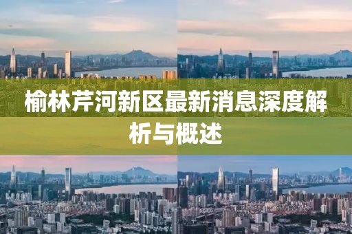 榆林芹河新區(qū)最新消息深度解析與概述