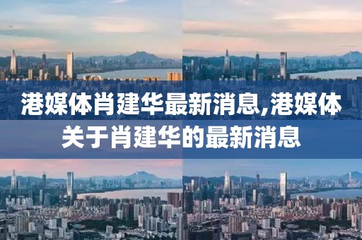 港媒體肖建華最新消息,港媒體關于肖建華的最新消息