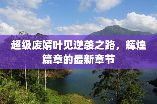 超級廢婿葉見逆襲之路，輝煌篇章的最新章節(jié)