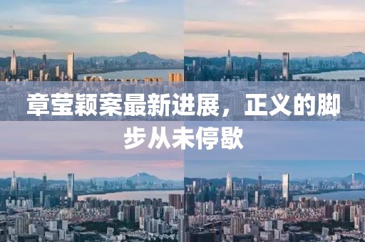 章瑩穎案最新進展，正義的腳步從未停歇