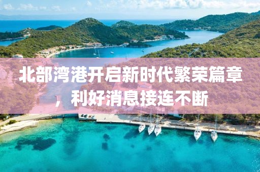 北部灣港開啟新時代繁榮篇章，利好消息接連不斷