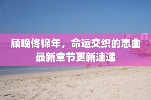 顧晚佟錦年，命運(yùn)交織的戀曲最新章節(jié)更新速遞