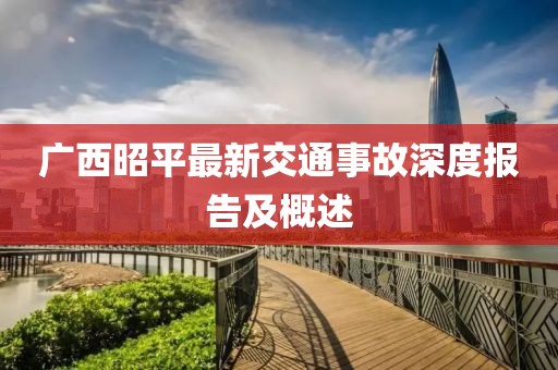 廣西昭平最新交通事故深度報告及概述
