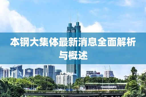 本鋼大集體最新消息全面解析與概述