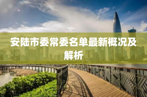 安陸市委常委名單最新概況及解析