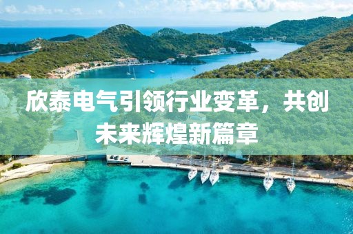 欣泰電氣引領(lǐng)行業(yè)變革，共創(chuàng)未來(lái)輝煌新篇章