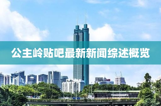 公主嶺貼吧最新新聞綜述概覽