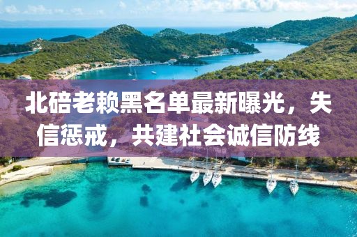 北碚老賴黑名單最新曝光，失信懲戒，共建社會(huì)誠信防線