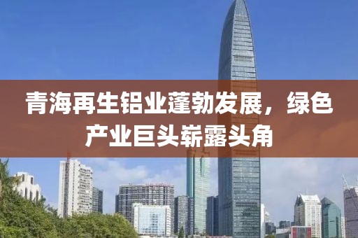 青海再生鋁業(yè)蓬勃發(fā)展，綠色產(chǎn)業(yè)巨頭嶄露頭角