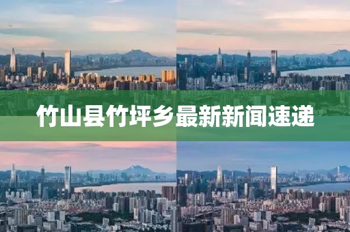竹山縣竹坪鄉(xiāng)最新新聞速遞