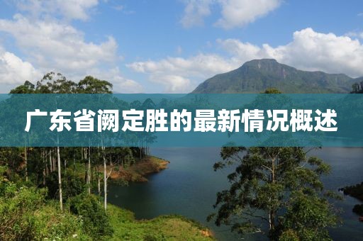 廣東省闕定勝的最新情況概述