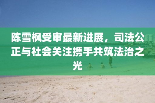 陳雪楓受審最新進展，司法公正與社會關(guān)注攜手共筑法治之光