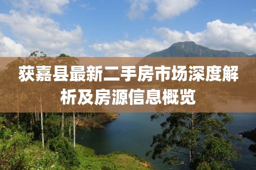 獲嘉縣最新二手房市場深度解析及房源信息概覽