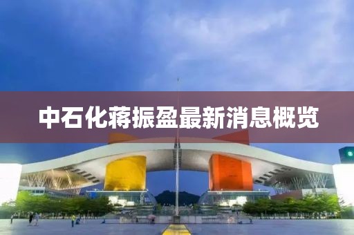 中石化蔣振盈最新消息概覽