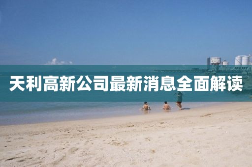 天利高新公司最新消息全面解讀
