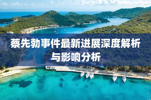 蔡先勃事件最新進(jìn)展深度解析與影響分析