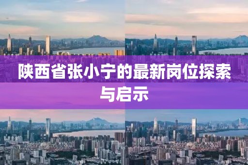 陜西省張小寧的最新崗位探索與啟示