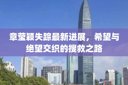 章瑩穎失蹤最新進(jìn)展，希望與絕望交織的搜救之路