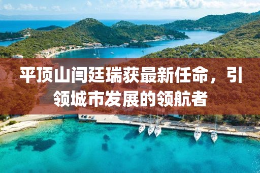 平頂山閆廷瑞獲最新任命，引領(lǐng)城市發(fā)展的領(lǐng)航者