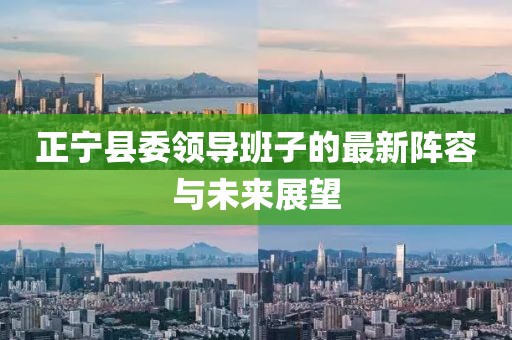 正寧縣委領(lǐng)導班子的最新陣容與未來展望