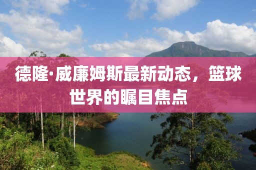 德隆·威廉姆斯最新動(dòng)態(tài)，籃球世界的矚目焦點(diǎn)