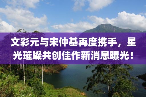 文彩元與宋仲基再度攜手，星光璀璨共創(chuàng)佳作新消息曝光！