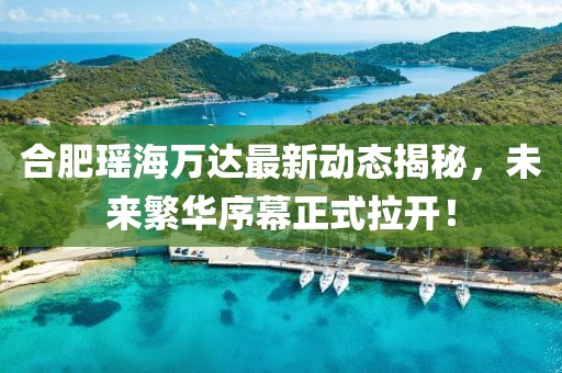 合肥瑤海萬達(dá)最新動態(tài)揭秘，未來繁華序幕正式拉開！