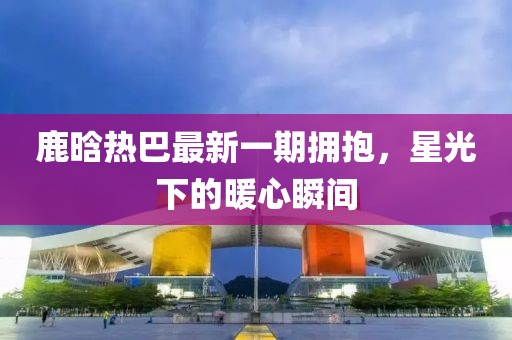 鹿晗熱巴最新一期擁抱，星光下的暖心瞬間