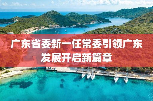 廣東省委新一任常委引領(lǐng)廣東發(fā)展開(kāi)啟新篇章