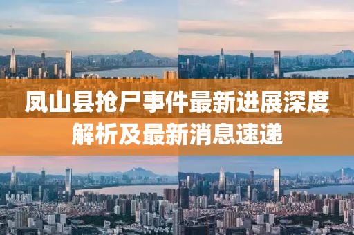 鳳山縣搶尸事件最新進(jìn)展深度解析及最新消息速遞