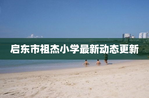 啟東市祖杰小學(xué)最新動(dòng)態(tài)更新