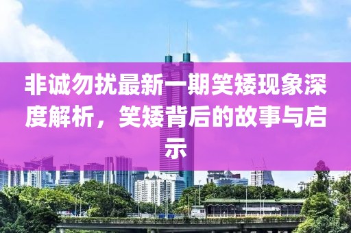 非誠(chéng)勿擾最新一期笑矮現(xiàn)象深度解析，笑矮背后的故事與啟示