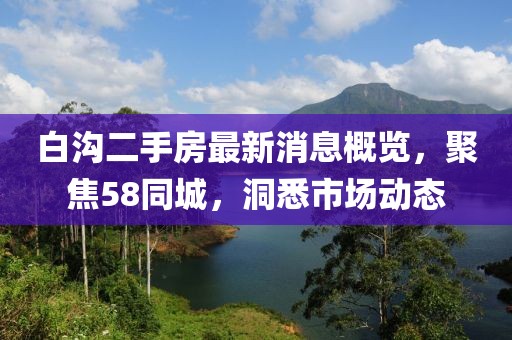 白溝二手房最新消息概覽，聚焦58同城，洞悉市場(chǎng)動(dòng)態(tài)