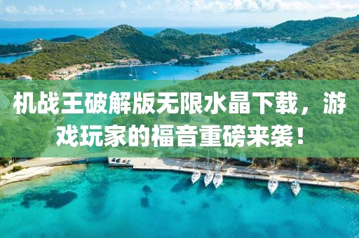 機(jī)戰(zhàn)王破解版無限水晶下載，游戲玩家的福音重磅來襲！