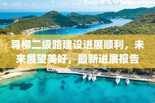 導(dǎo)柳二級路建設(shè)進展順利，未來展望美好，最新進展報告
