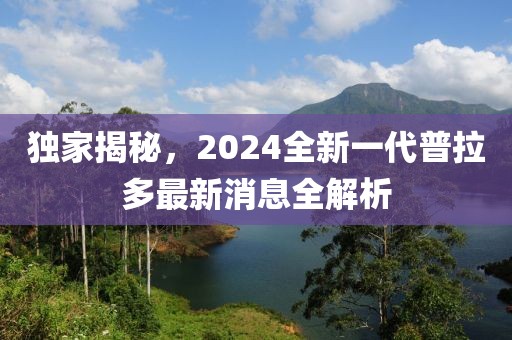 獨(dú)家揭秘，2024全新一代普拉多最新消息全解析