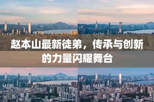 趙本山最新徒弟，傳承與創(chuàng)新的力量閃耀舞臺