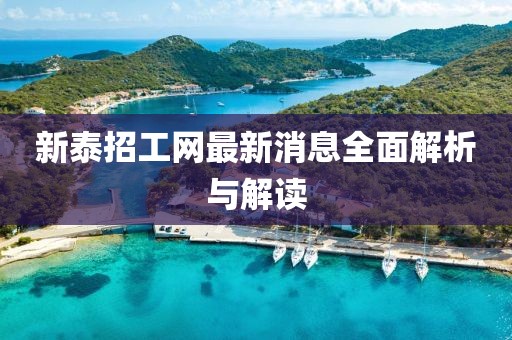 新泰招工網最新消息全面解析與解讀