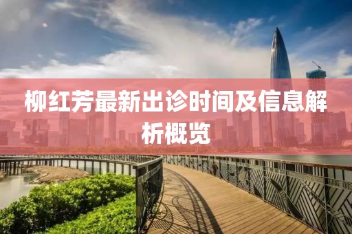 柳紅芳最新出診時(shí)間及信息解析概覽