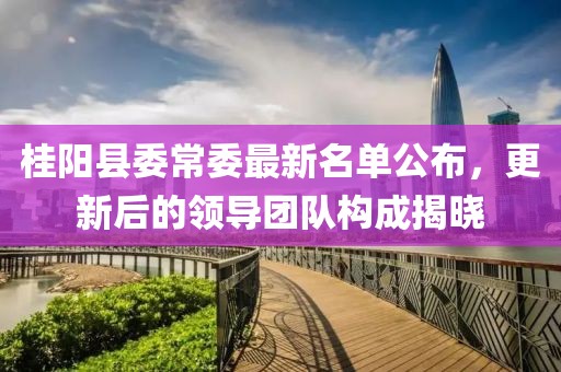 桂陽縣委常委最新名單公布，更新后的領(lǐng)導團隊構(gòu)成揭曉