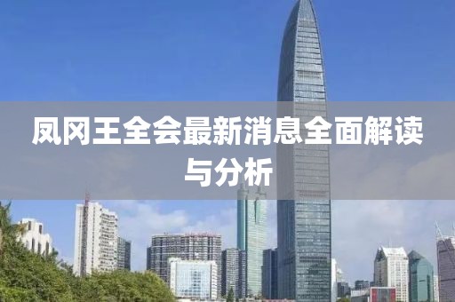 鳳岡王全會最新消息全面解讀與分析