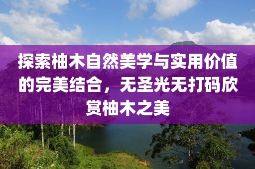 探索柚木自然美學(xué)與實用價值的完美結(jié)合，無圣光無打碼欣賞柚木之美